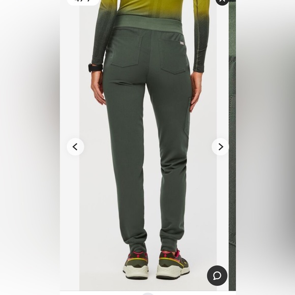 Figs Zamora 2.0 Joggers Neon Red, Moss - Picture 3 of 10